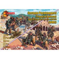 German Paratroopers (Tropical Uniform) with 10.5cm LG42&8cm s.G.W.34 von Mars Figures