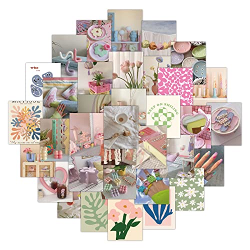 60pcs Set Scrapbooking Aufkleber Sticker, DIY Stickerbögen Dekorative Sticker Aesthetic für Fotoalbum Kalender Notizbuch (A) von Martin Kench