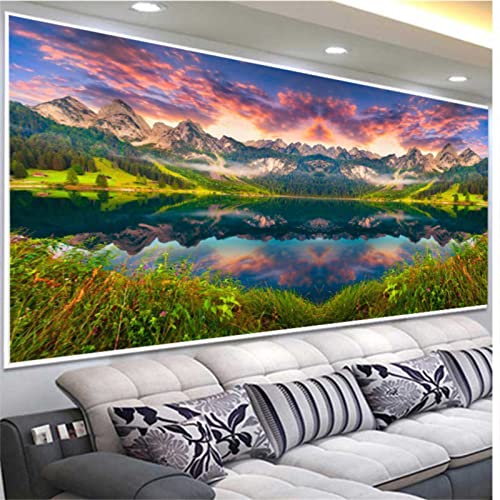 Martin Kench Diamond Painting, DIY 5d Diamant Painting Erwachsene Bilder groß, Diamond Painting Landschaft Diamant Malerei Kits für Home Wand Décor Kinder (150x60cm) von Martin Kench