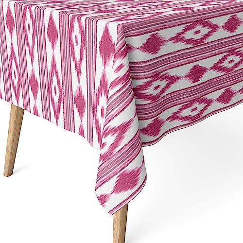 Martina Home Harzbeschichtete Tischdecke Inseln, 100 x 140 cm, Pink von Martina Home