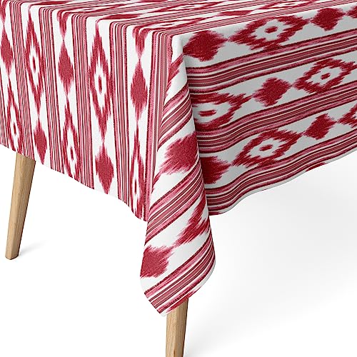 Martina Home Harzbeschichtete Tischdecke Inseln, 100 x 140 cm, Rot von Martina Home