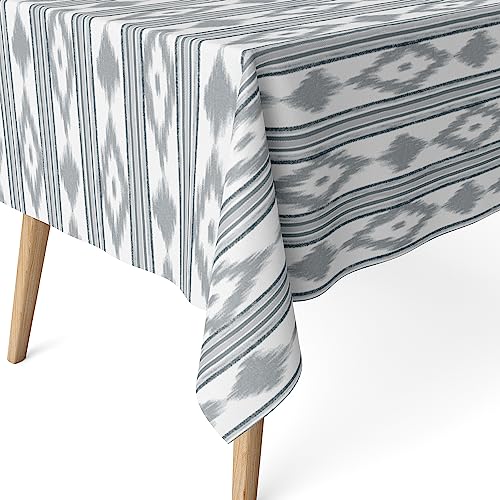 Martina Home Harzbeschichtete Tischdecke Inseln, 220 x 140 cm, Grau von Martina Home