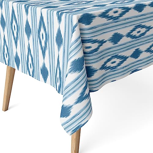 Martina Home Harzbeschichtete Tischdecke Inseln, 300 x 140 cm, Hellblau von Martina Home