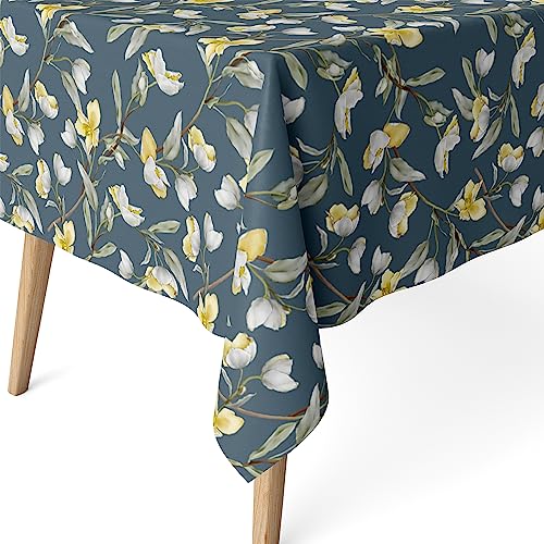 Martina Home Harzbeschichtete Tischdecke Olga, 100 x 140 cm, Blau von Martina Home