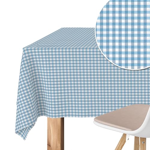 Martina Home Tischdecke mit Teflonbeschichtung Petit Vichy, 240 x 140 cm, Blau von Martina Home