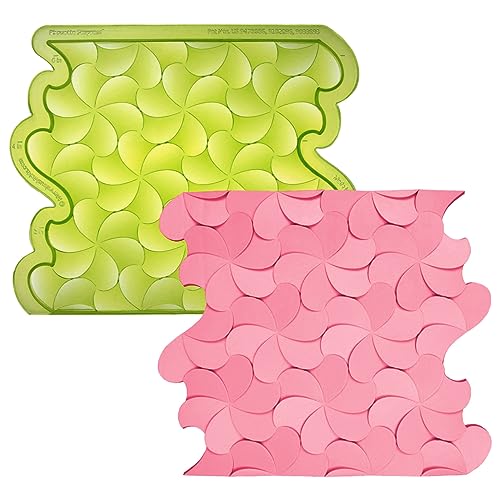 Marvelous Molds Pirouette Floral Simpress Silikonform für Kuchendekoration mit Fondant, Blütenpaste, Schokolade, Keks- und Cupcake-Dekoration Non-Food Arts, Harz, Ton, Seife, Gips und mehr von Marvelous Molds