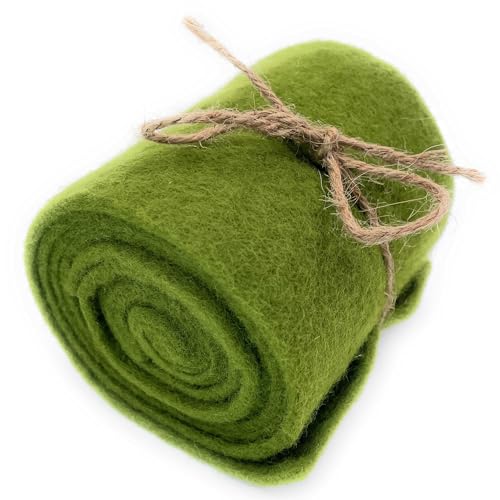 Marzoon 10 x 200 cm Grün Filzband – Dekoband Filz für Basteln, Nähen & Tischdeko – Deko-Momente & Bastelspaß – vielseitig einsetzbar Marzoon 10 x 200 cm Grün Filzband – Dekoband Filz für Basteln, Nähen & Tischdeko – Deko-Momente & Bastelspaß – vielseitig einsetzbar von Marzoon