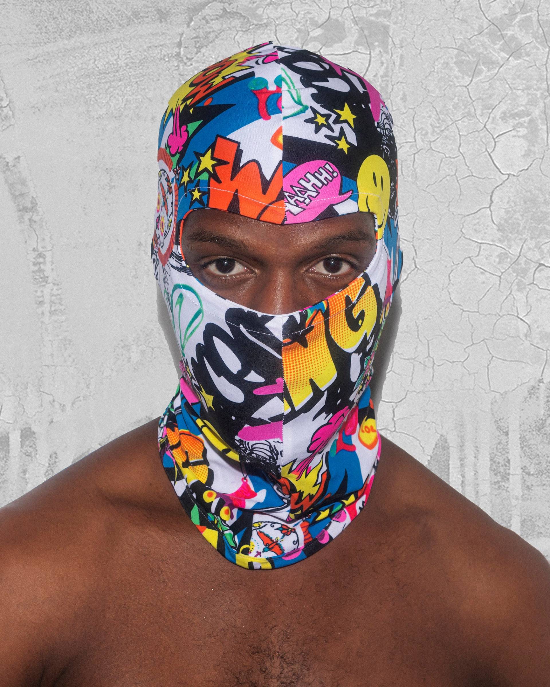 Street Style Balaclava Gesichtsmaske Mit Offenen Augen Für Männer von Mask4MaskNYC