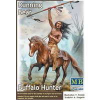 Buffalo Hunter Running Bear von Master Box Plastic Kits