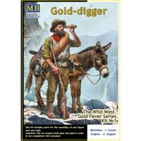 Gold-Digger -The Wild West - Gold Fever Series - Kit 1 von Master Box Plastic Kits