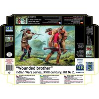 Wounded brother - Indian Wars series, XVIII century. Kit No. 2 von Master Box Plastic Kits