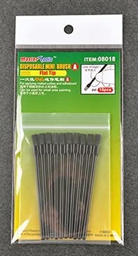 Master Tools 8018 Disposable Mini Flat Brush, 10 PCS von Master Tools