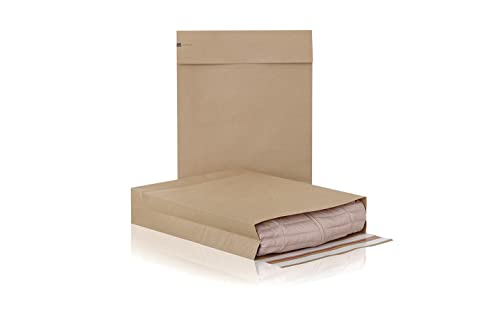 E-Commerce-Tasche mit Dehnfalte – 350 x 450 x 100 mm – Paket mit 200 Stück von Master'in