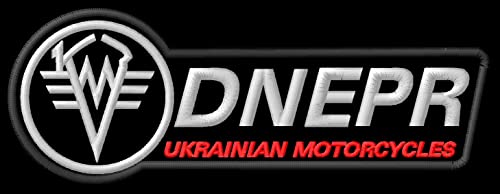 Dnepr Ukrainische Motorräder Patch Motorrad Motorrad Aufnäher Parche Bordado brodé patche écusson Toppa ricamata von Masterpatch