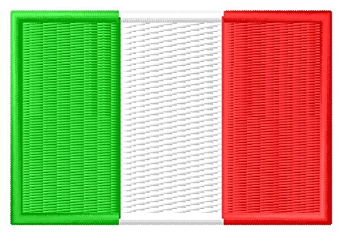 Fahne Italien Aufnäher Parche Bordado Brodé Patch écusson Italia Toppa Ricamata von Masterpatch