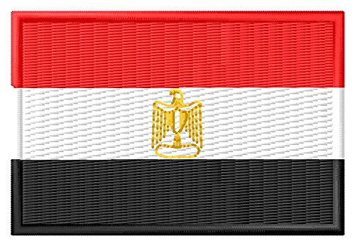 Flagge Ägypten Aufnäher Parche Bordado brodé Patch écusson Toppa ricamata von Masterpatch