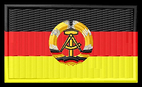 Flagge DDR Aufnäher Parche Bordado brodé Patch écusson Toppa ricamata von Masterpatch