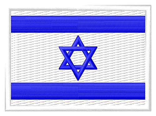 Flagge Israel Aufnäher Parche Bordado Brodé Patch écusson Toppa ricamata von Masterpatch