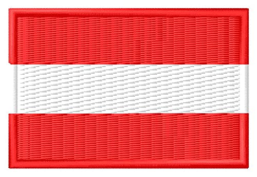 Flagge Österreich Patch Aufnäher Parche Bordado brodé Patch écusson Toppa ricamata von Masterpatch