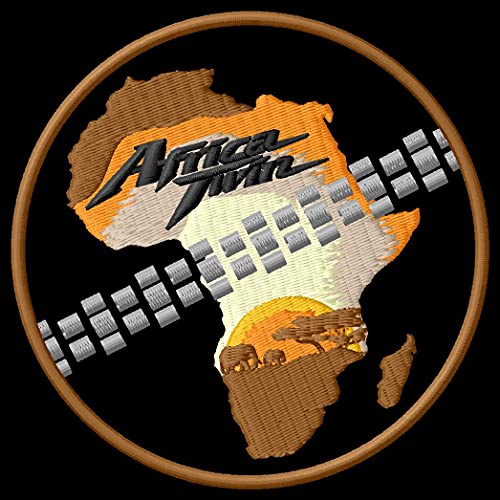 Masterpatch Hon Africa Twin Afrika Patch für Honda Afrika Twin Bikers 750 1000 1100 XRV Motorrad Motorrad Aufnäher Parche Bordado Brodé Patch écusson Toppa Ricamata von Masterpatch