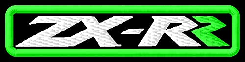 Masterpatch Kawas ZX RR Patch für Kawasaki ZXRR Bikers Motorrad Motorrad Aufnäher parche Bordado brodé Patch écusson Toppa ricamata von LZBBD