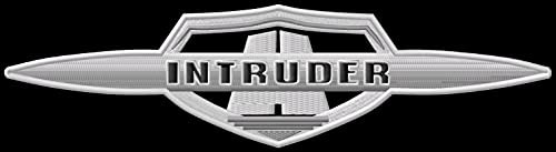 Masterpatch Suz Intruder Logo XL Patch für Suzuki Intruder Bikers VS 250 800 14001500 1800 Chopper Motorrad Motobike Motorrad Aufnäher parche Bordado brodé patche écusson von Masterpatch