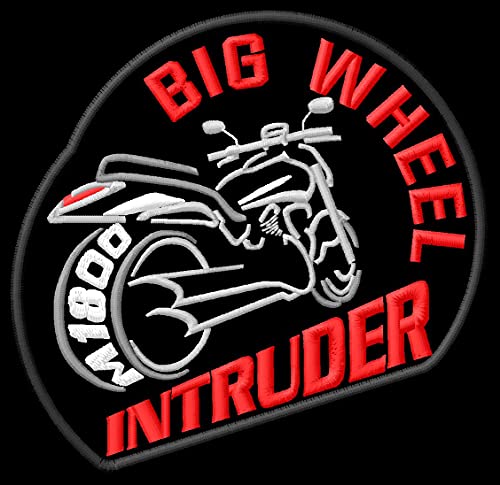 Masterpatch Aufnäher für Fans Suz Intruder M1800R Big Wheel Patch für Suzuki Intruder M 1800R Bikers Motorrad Parche Bordado Brodé Patch écusson Toppa Ricamata von LZBBD