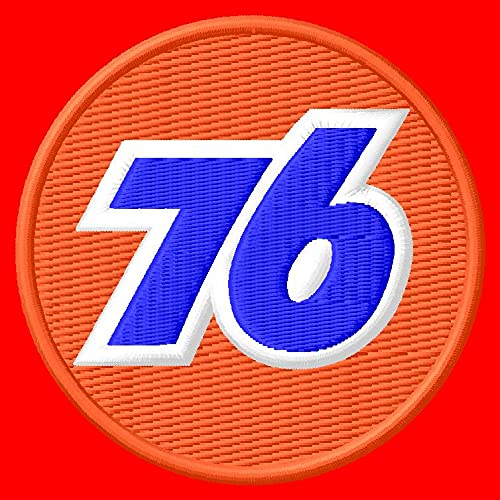 Union 76 Logo Patch Racing Racer Motorrad Motorrad Aufnäher Parche Bordado Brodé Patch écusson Toppa Ricamata von Masterpatch