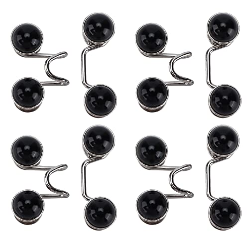 16 Stück Wiederverwendbare Button-Pins Stabil Durable Abnehmbare Kartensteckplätze Bequeme Taillenkunst Jean-Knopf-Perlen- (#2) von Masyrt