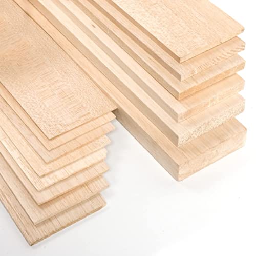 Materia Prima Balsaholz für Bastel- und Kunstprojekte. Leichtes Holzbrett für den Modell- und Flugzeugbau. Leicht zu Balsa Schneidendes Holzbrett. 10 x 100 cm großes Blatt. Dicke 20 mm. Materia Prima Balsaholz für Bastel- und Kunstprojekte. Leichtes Holzbrett für den Modell- und Flugzeugbau. Leicht zu Balsa Schneidendes Holzbrett. 10 x 100 cm großes Blatt. Dicke 20 mm. von Materia Prima