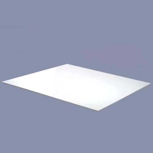 Materia Prima Füllkarton für Modellbau, Schilder und Halterungen, Platte aus expandiertem Polystyrol, leicht zu schneiden, Mehrzweck-Foamboard (weiß, 10 mm dick, 100 x 70 cm (2 Stück) von Materia Prima