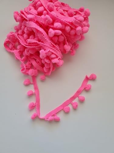 Pompom Nähband (Rosa) von MateyCo