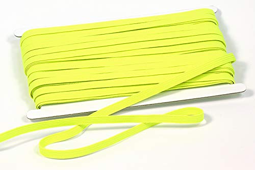 Matsa Elastisches Band (6,5 mm – 25 m), Neongelb (enthält 2 Meter) 25 m von Matsa