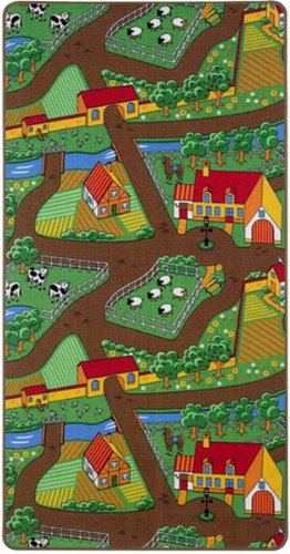 Unbekannt Meubinex FARMTR Farm Spielteppich 80x150cm von Mattel