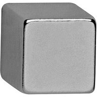 MAUL Magnete silber, Metall 1,0 x 1,0 x 1,0 cm, 4 St. von Maul