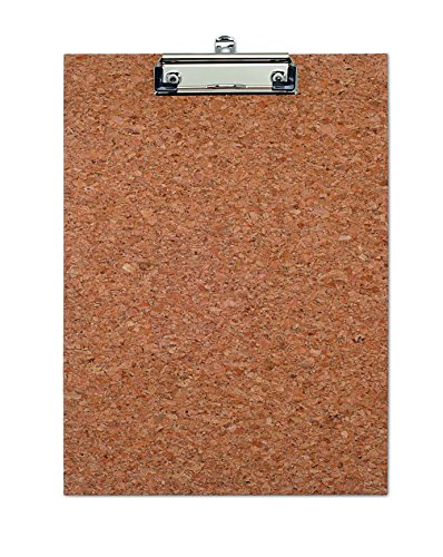 MAUL Kork Natur Klemmbrett Klappbar Starke Klemme Aufhängbar A4 33 x 24 x 1.3 cm 1 Stück von Maul