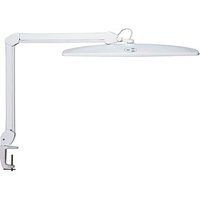 MAUL MAULexplore LED-Schreibtischlampe weiß 19 W mit Tischklemme von Maul