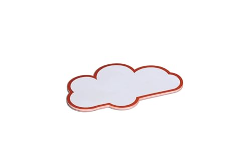 MAUL Moderationskarten Wolke 140 x 270 mm (20 Stück) | Beschriftbare Karteikarten | Coaching Karten | Präsentationskarten | Moderationskoffer Nachfüllpack | 150 g/m² Papier | Weiß von Maul