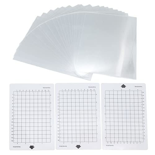 20pcs Schablonenblätter Flexible Polyester -Schneidematte Set zum Drucken von Handwerkskunstartematerialien von Mavaol