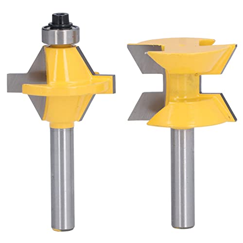 2pcs Router Bit 8mm Schaft 120 Grad Cutter Rillen Schneidwerkzeug Holzbearbeitung glatte hohe Effizienz feste Holzarbeiter von Mavaol