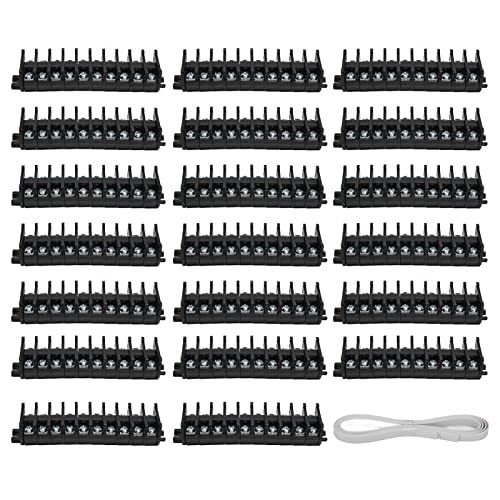 DIN RAIL MOUNT MOUNT COPPER Klemme Block Set 200pcs Easy Leiterverbindung für elektrische Anwendungsanzug für den Heimgebrauch von Mavaol