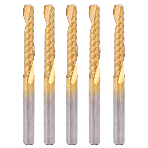 Hochgeschwindigkeits -Stahl -Spiralfräsenschneider für das CNC -Endmahlen, 5pcs 4x25x50 mm von Mavaol