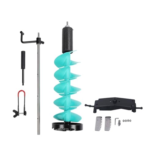 ICE FISHING Auger Kit Aluminiumlegierung Bohrer 75 cm mit 70 cm Extektionsstange von Mavaol