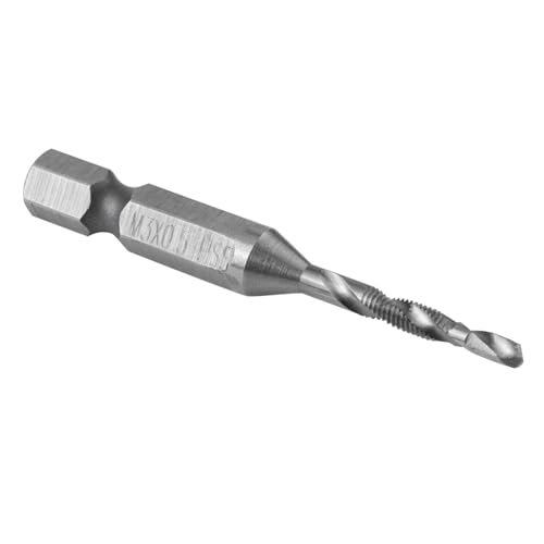 M3 HSS HEX SHANK -Bohrmaschine Tap Taper Bohrbits Elektrowerkzeugteil für weiche Metalle Aluminiumeisen von Mavaol