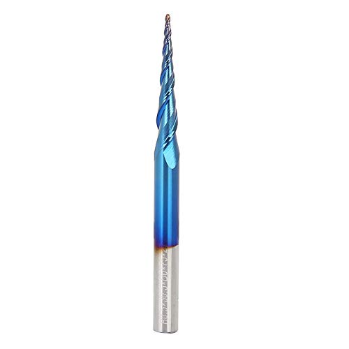 Mavaol 1 Stcs End Mill Wolfram gefasstes Carbid 2T Blue Super Hard Coating Mühlenschneider (R0.5 * 30.5*D6*75R0.5 * 30.5*D6*75) von Mavaol