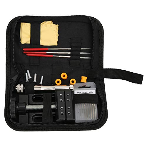 Mavaol 10 -teilige Genauigkeit Spiralbohrer Bits Kit, Hochgeschwindigkeitsstahl, Bank -Vizeklemme, Handbohrer, tragbares DIY -Werkzeugset für kleine Reparaturen, Holz, Plastik, von Mavaol