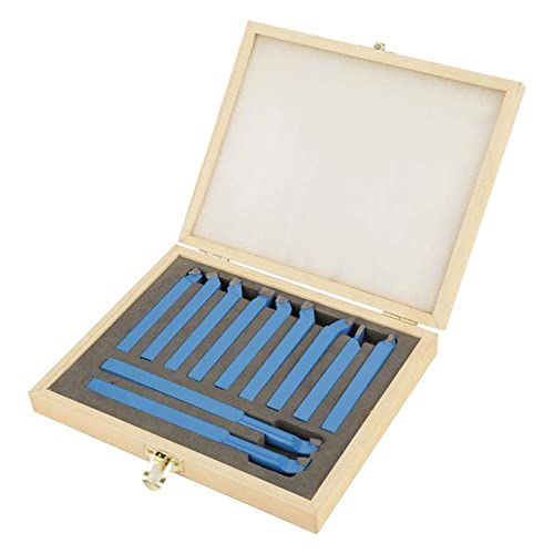 Mavaol 11pcs 10 * 10 mm Drehmaschine Tools Carbid Spipps Schweißfräsen Schneiden Drehwerkzeugset von Mavaol