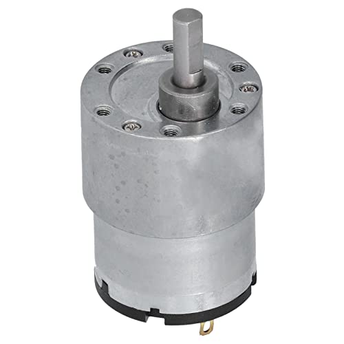 Mavaol 12V DC -Motor, niedriges Rauschen, Hoch-, Metallgetriebe, im Uhrzeigersinn und gegen den Uhrzeigersinn, für Robotik-, Smart -Home- und Automatisierungssysteme (22RPM) von Mavaol