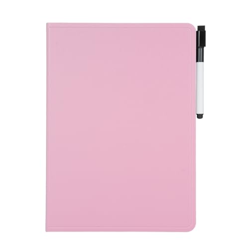 Mavaol A5 doppelseitiges tragbares Whiteboard, kompaktes, löschbares Mini-Trockenlöschbrett mit Marker und Radiergummi, ideal für Notizen, Brainstorming, Unterricht, Reisen (pink) von Mavaol