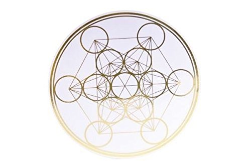 Mawelto Metatron Aufkleber 18 cm, Fensterschmuck, Sticker - Gold, Vinyl, Floral, Indoor, Sticker von Mawelto